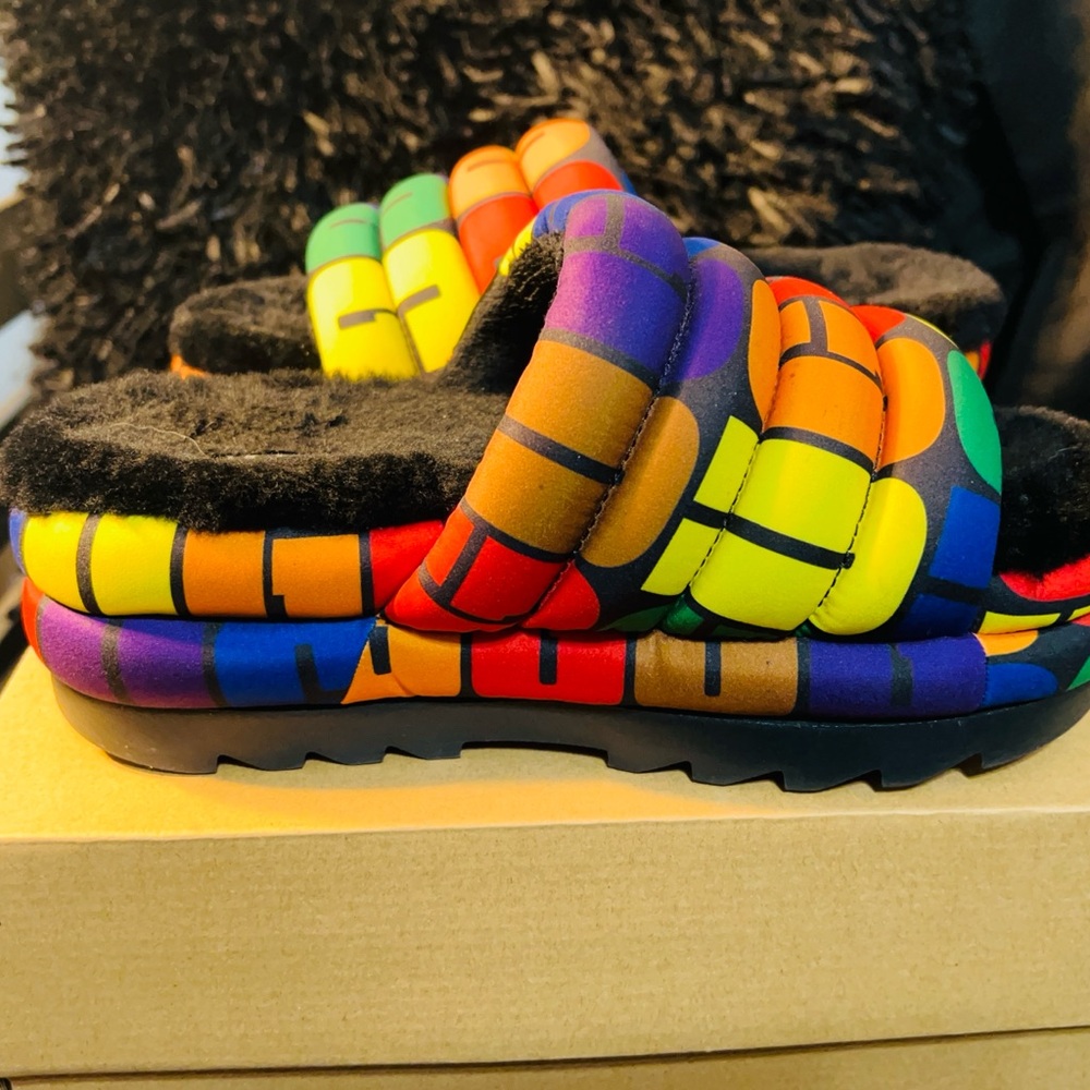 UGG Multicolored Platform Sandals-Rare Find